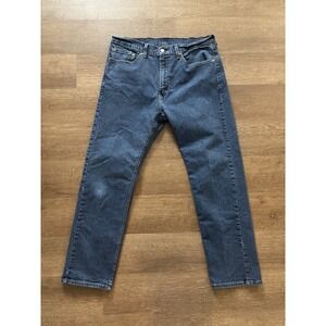 Levis 505 Jeans Mens 36x30 Blue Regular Straight Fit‎ Medium Wash Denim